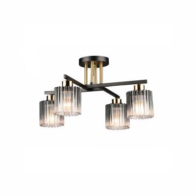 Люстра ЛАЙТ СФЕРА 6787/4 BK+COP Черный