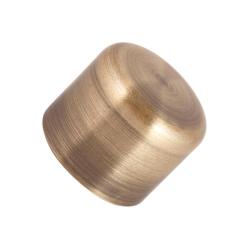 Наконечник Заглушка плоская Золото антик