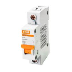 Автоматический выключатель TDM ВА47-63 1Р 10 А С 4,5 кА