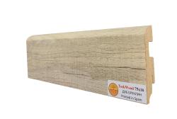 Плинтус ламинированный TECKWOOD Дуб бруклин покрытие ПВХ 2150*75*16 мм