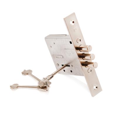 Замок врезной ПРОСАМ 8-6 Хром