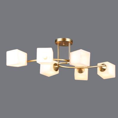 Люстра ЛАЙТ СФЕРА 6397/6 Cop Латунь