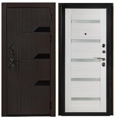 Дверь металлическая СТАЛЬНОЙ СТИЛЬ Брауни левая 2050*960 мм