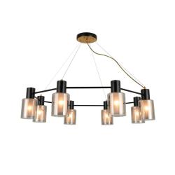 Люстра ЛАЙТ СФЕРА 74705/8  Copper+black Черный