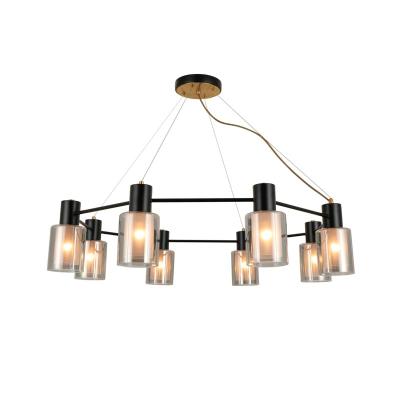 Люстра ЛАЙТ СФЕРА 74705/8  Copper+black Черный