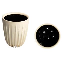 Горшок пластиковый ЛИВИНГРИН Сигма Ванильный 4,6 л