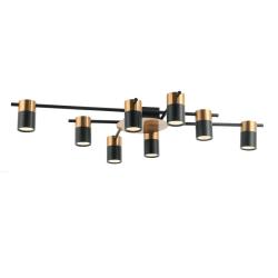 Люстра ЛАЙТ СФЕРА 5054MXM/8 BK+BRO Черный, бронза