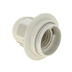 Патрон TDM Е27 пластик с прижимным кольцом