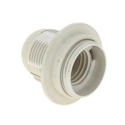 Патрон TDM Е27 пластик с прижимным кольцом