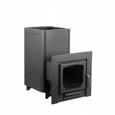 Печь банная ВАРВАРА Паленица панорамная дверь