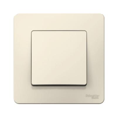 Выключатель SYSTEME ELECTRIC Blanca 1 клавиша бежевый BLNVS010107