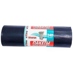 Пакеты для мусора КРЫМПЛАСТ Extra 240 л 