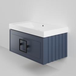 Тумба с раковиной LA FENICE Cubo 100 синий