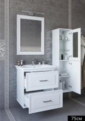 Пенал SANFLOR Модена 35 R белый 34,2*141 см