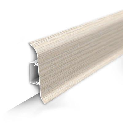 Плинтус пластиковый ИДЕАЛ Классик 252 Ясень белый 2200*70*22 мм