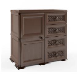 Шкаф 810*420*835 дерево (фасад глухой) /Элластик-Пласт/