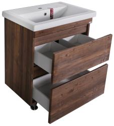 Тумба с раковиной АСБ-МЕБЕЛЬ Коста 80 светлый орех 