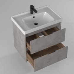 Тумба с раковиной BRIZ Чикаго 70 грей