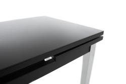 Стол АВРОРА Шанхай Белый/Белый/Черный