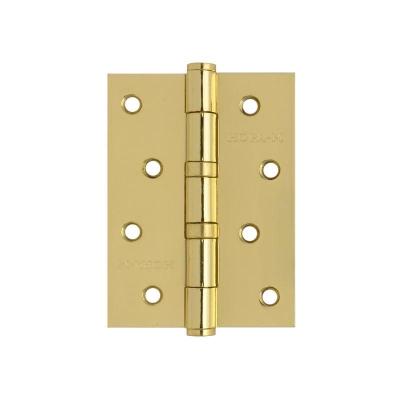 Петля врезная НОРА-М 4"-2ВВ Латунное покрытие