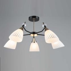 Люстра ЛАЙТ СФЕРА 5052/5 Coffee+FGD Кофе, золото