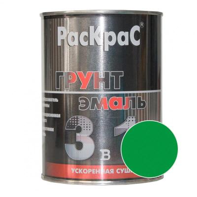 Грунт-эмаль РАСКРАС Темно-зеленый 1,9 кг