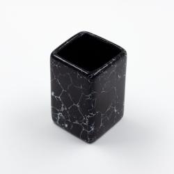 Стакан для зубной пасты JOY HOME Черный мрамор