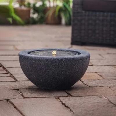 Фонтан GLQ Чаша-полусфера Графит 60*60*30 см