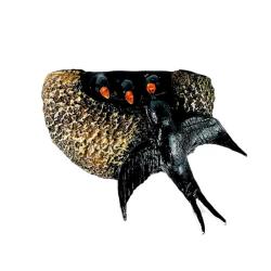 Фигурка для водоема Гнездо с ласточкой