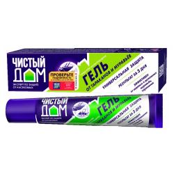 Гель ЧИСТЫЙ ДОМ От тараканов и муравьев 50 мл