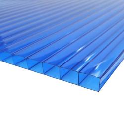Поликарбонат сотовый Синий 8 мм