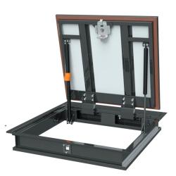 Люк напольный БОНД 1100х800 (петли по стороне 1100, газ.пружины) ХАММЕР