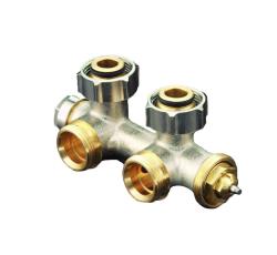 Узел запорно-присоединительный OVENTROP Multiblock T угловой 3/4*3/4" НГ-ЕК 1014014