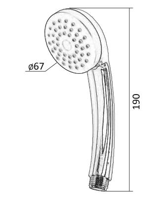 Душевой набор ORANGE APG017