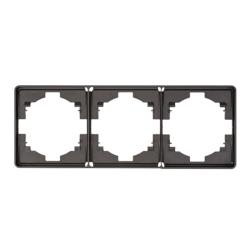 Рамка KRANZ Round 3 поста титан KR-78-0753-2