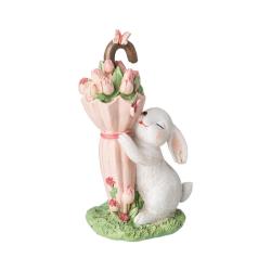 (АКЦИЯ) Cтатуэтка 8,5*6,5*15,5см Кролик, полистоун /162-1090/LEFARD/ 