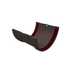 Соеденитель желобов GRAND LINE ПВХ графит 120/90 мм