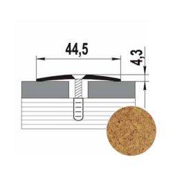 Профиль одноуровневый ЛУКА ПС 04 Пробка 086 0,9 м
