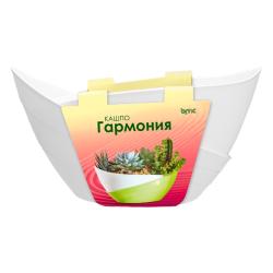 Горшок пластиковый BMC Гармония Белый 1,5 л