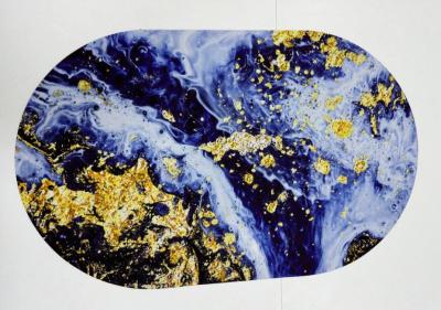 Коврик для ванной HEFEI RUBBER Спанч лазурит 40*60 см