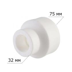 Муфта ПП TEBO полипропилен переходная 75*32 мм ВР-ВР