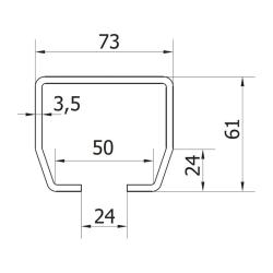 Направляющая для ворот CAME Stage SB 3 3 м