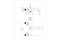 Смеситель для ванны MAXONOR PURE LIFE PL3287
