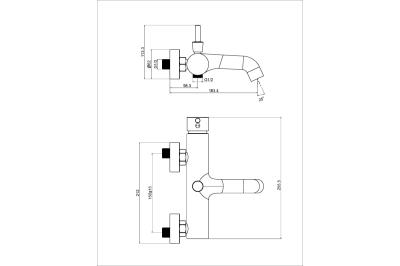Смеситель для ванны MAXONOR PURE LIFE PL3287 Смеситель для ванны MAXONOR PURE LIFE PL3287