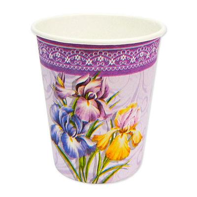 Набор стаканов 250мл (8шт) Ирисы /Антелла/