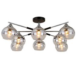 Люстра ЛАЙТ СФЕРА 74539/8 Chrоme+black Черный