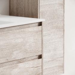 Тумба с раковиной SANCOS Libra Floor 100 дуб галифакс 