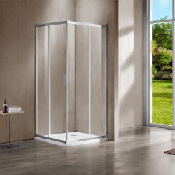 Душевое ограждение VINCEA Garda 100*100 см VSS-1G100CL 