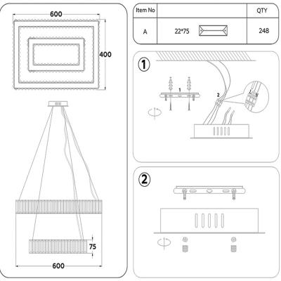 Люстра AMBRELLA Traditional TR5007/2 GD/CL Золото