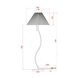 Торшер ARTE LAMP Agatha A5069PN-1WH Белый